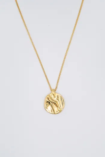 Collier médaille vermeil - Mutine