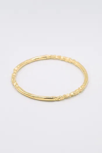 Bracelet jonc vermeil - Chamade