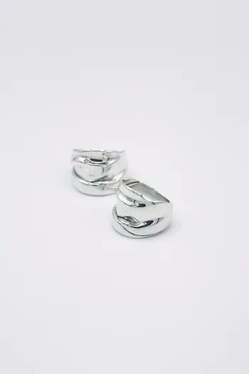 Bague large argent 925 - Mutine