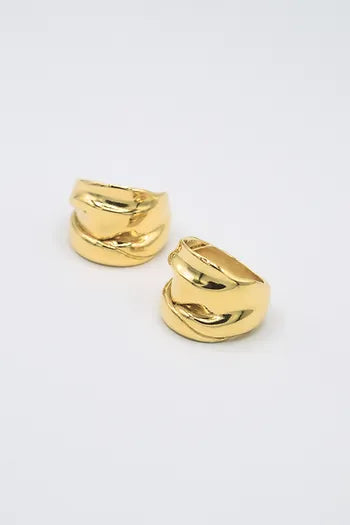 Bague large vermeil - Mutine