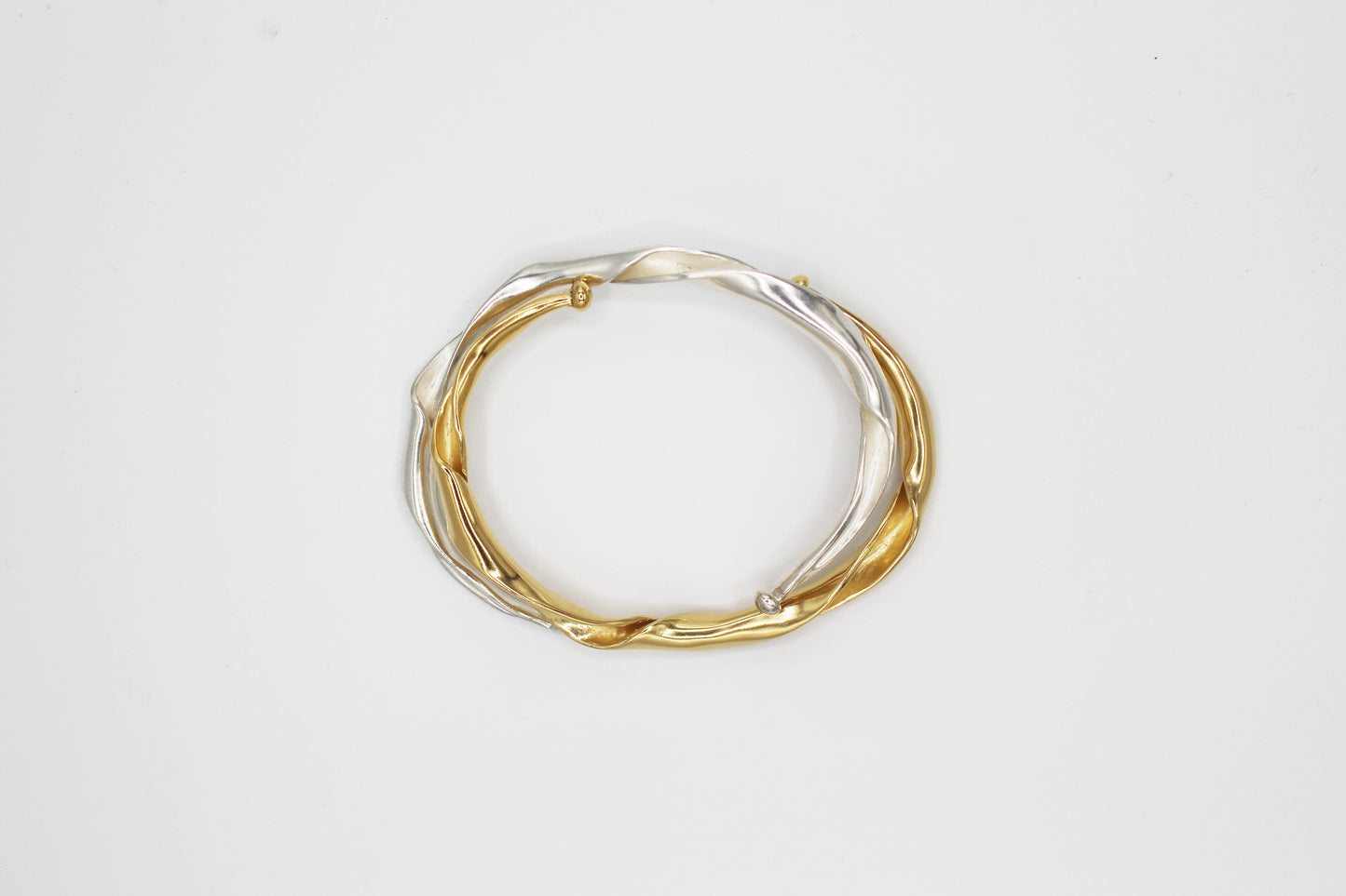 Bracelet jonc plaqué or - Bagatelle