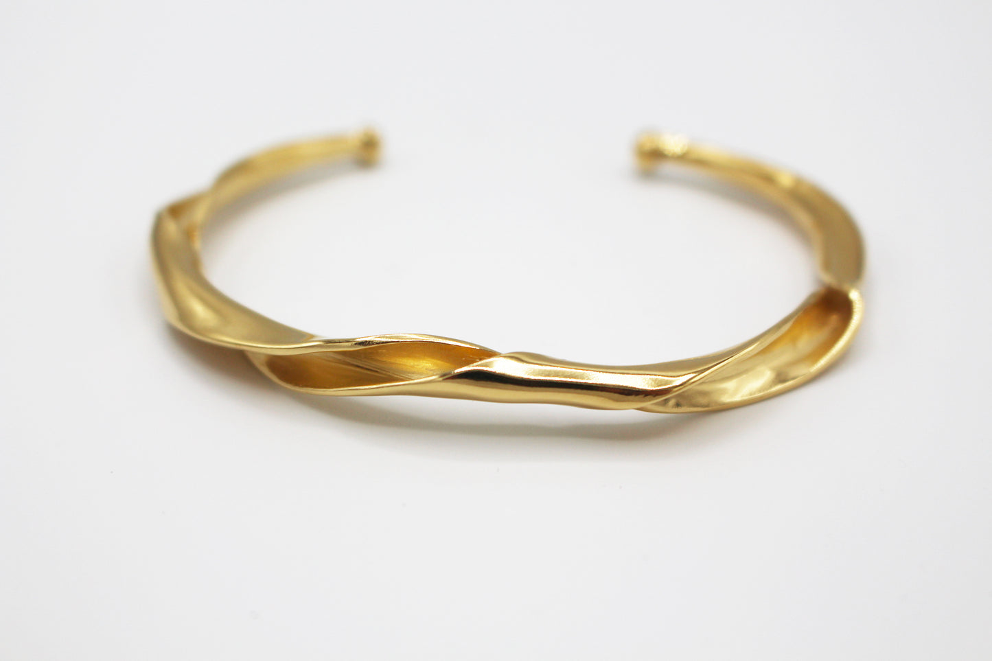 Bracelet jonc plaqué or - Bagatelle