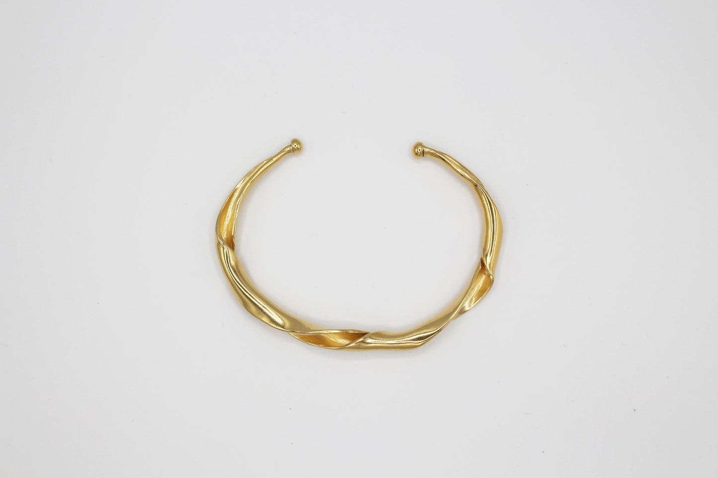 Bracelet jonc plaqué or - Bagatelle