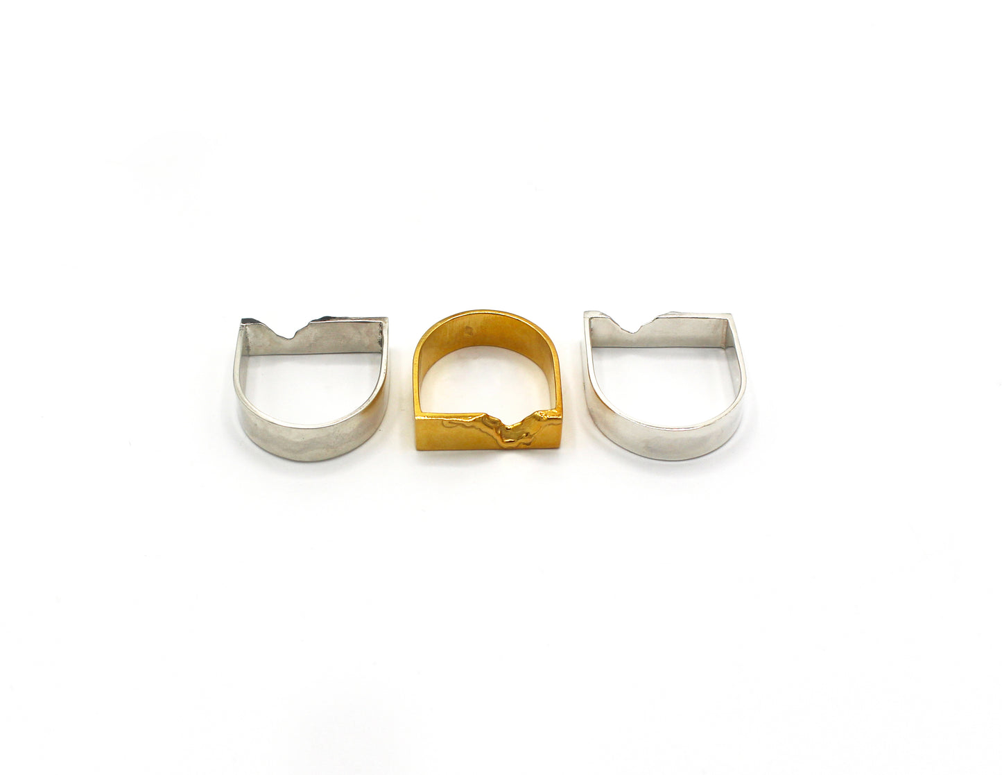 Bague chevalière vermeil - Balafre