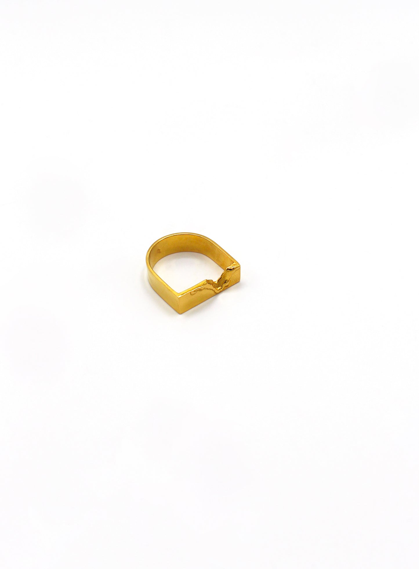 Bague chevalière vermeil - Balafre