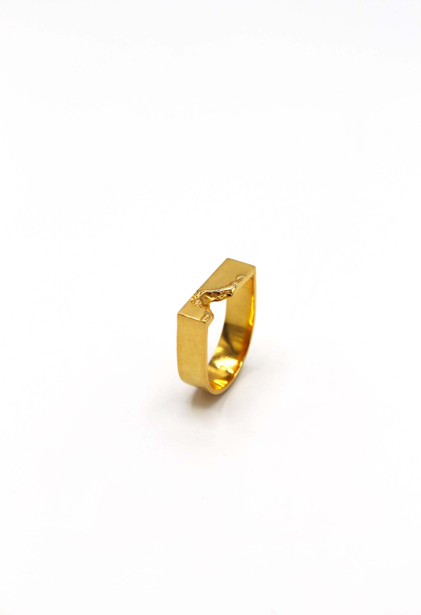 Bague chevalière vermeil - Balafre