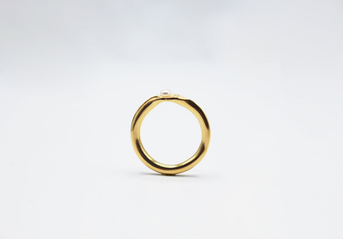 Bague argent 925 plaqué or - Caprice