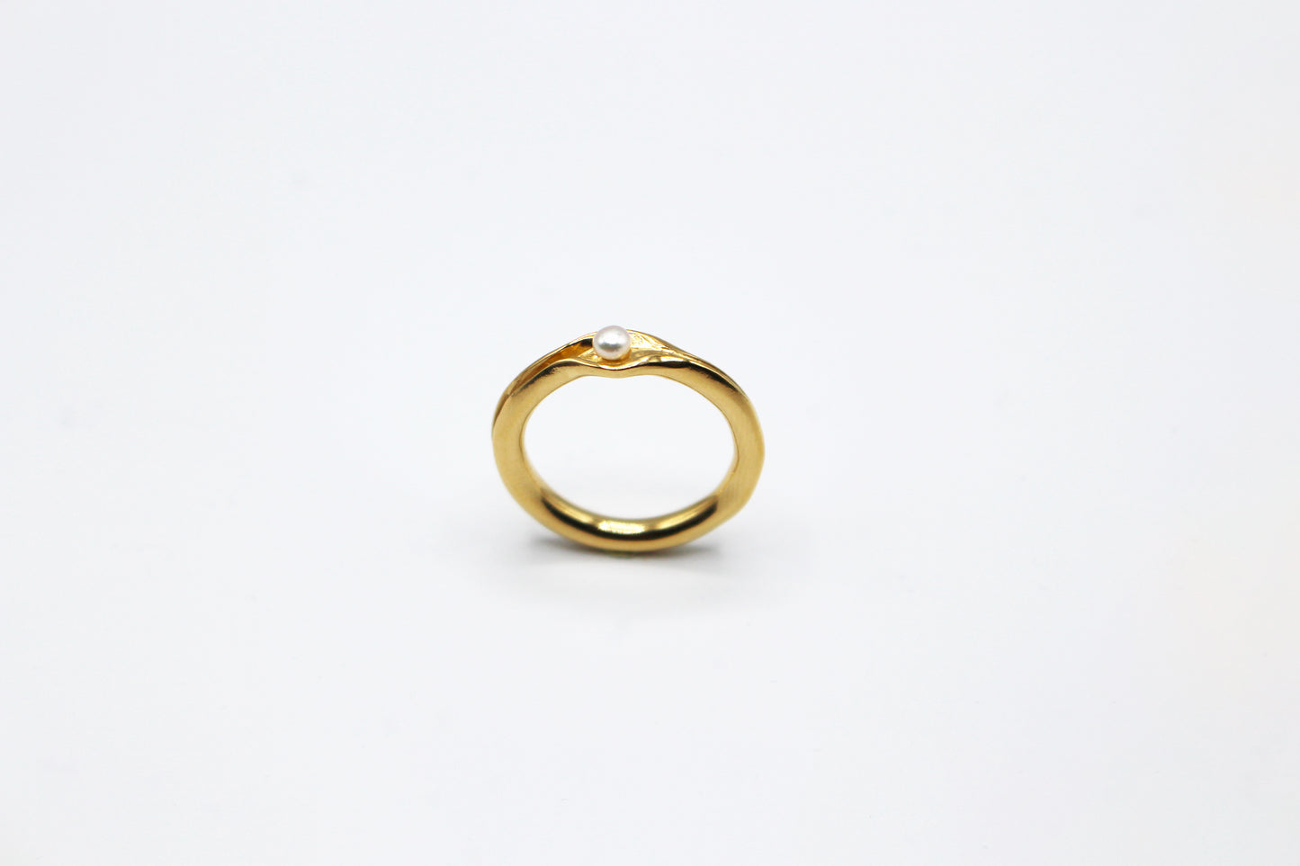 Bague argent 925 plaqué or - Caprice