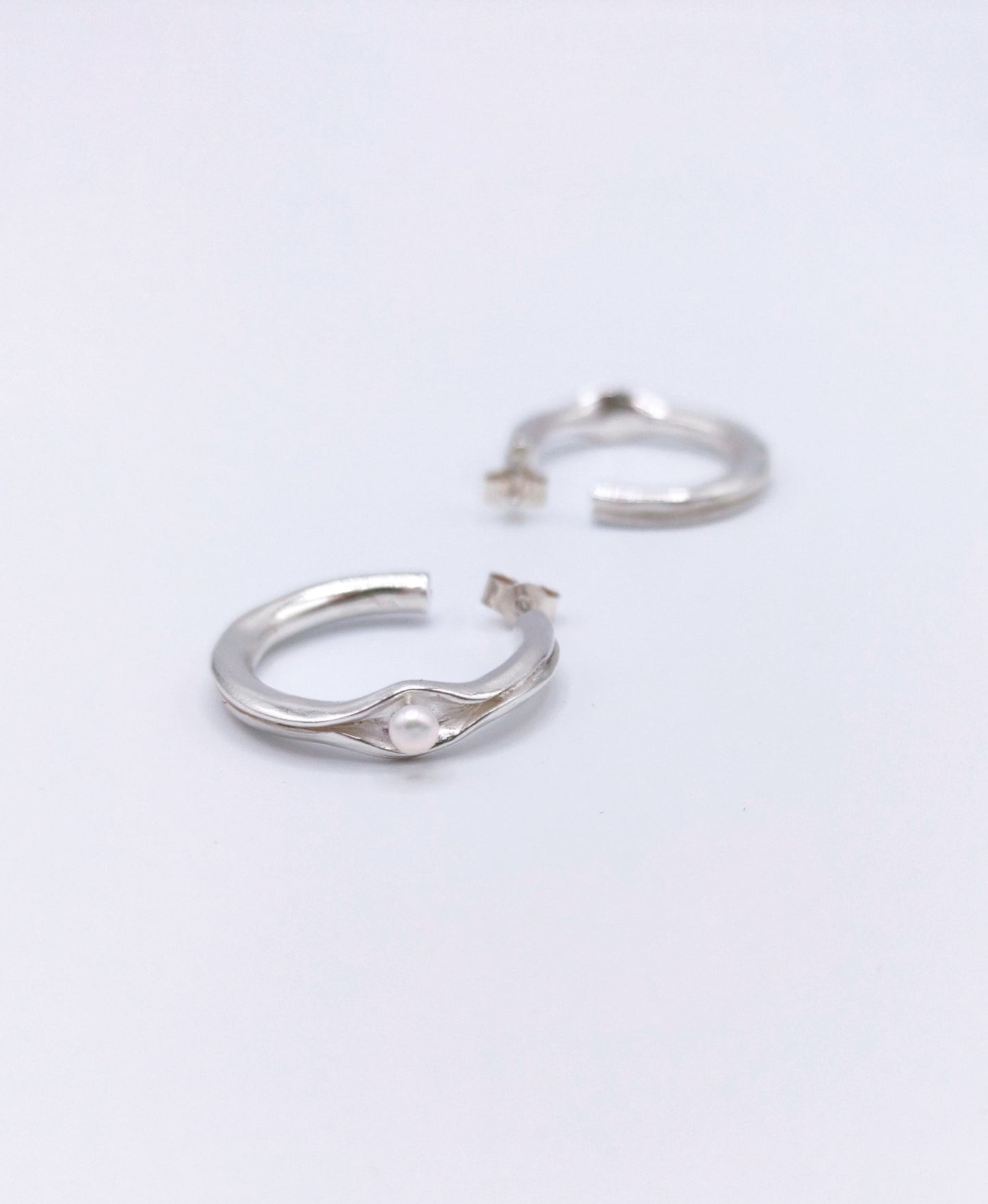 Boucles d'oreilles créoles argent 925 - Caprice