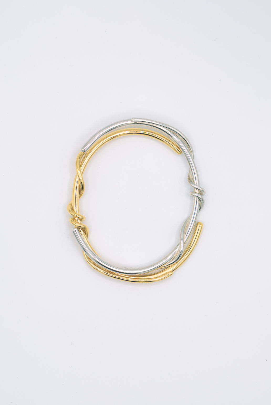 Bracelet jonc argent 925 - Fauve