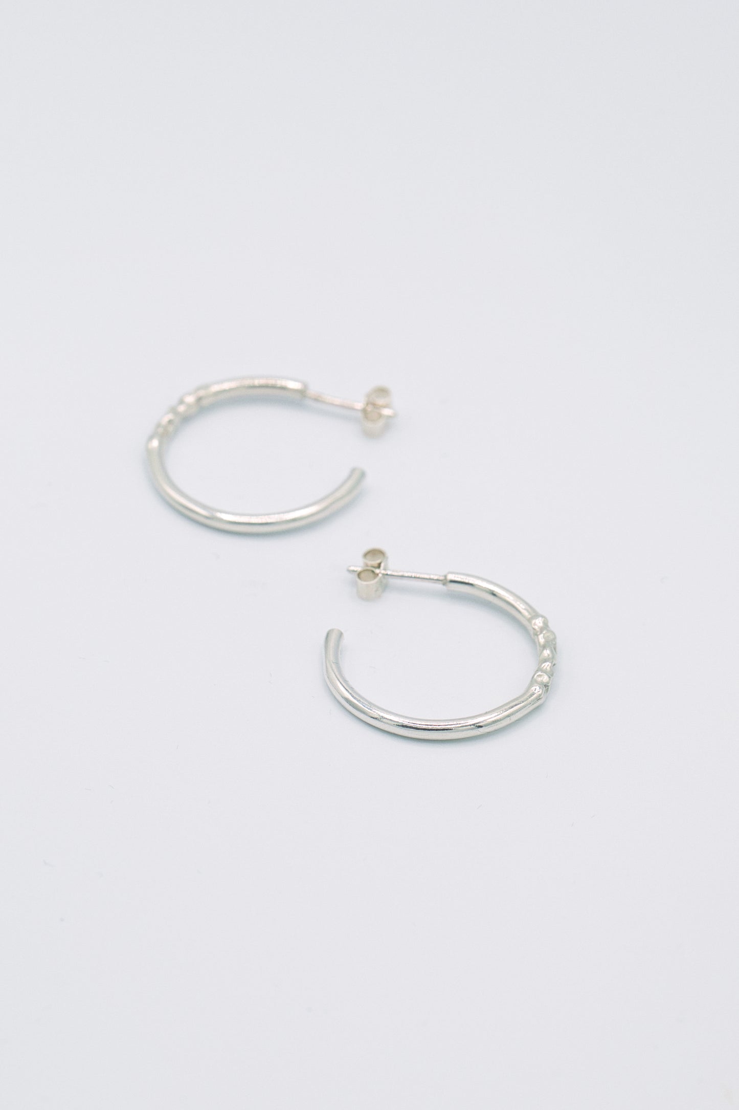 Boucles d'oreilles créoles argent 925 - Chamade 1.0