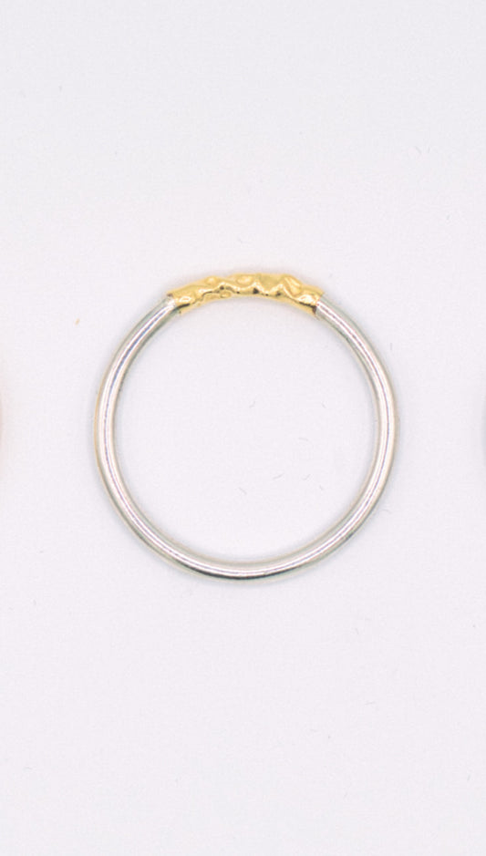 Bague or 18 carats & argent - Chamade