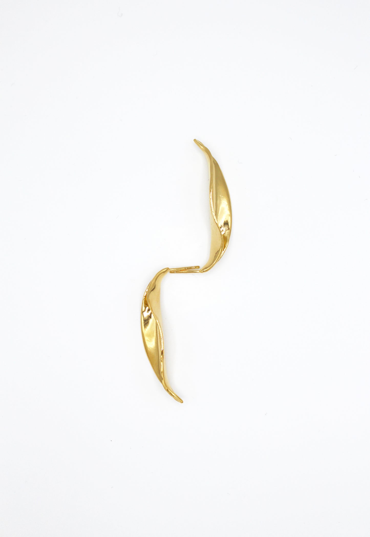 Boucles d'oreilles argent 925 plaqué or - Douce