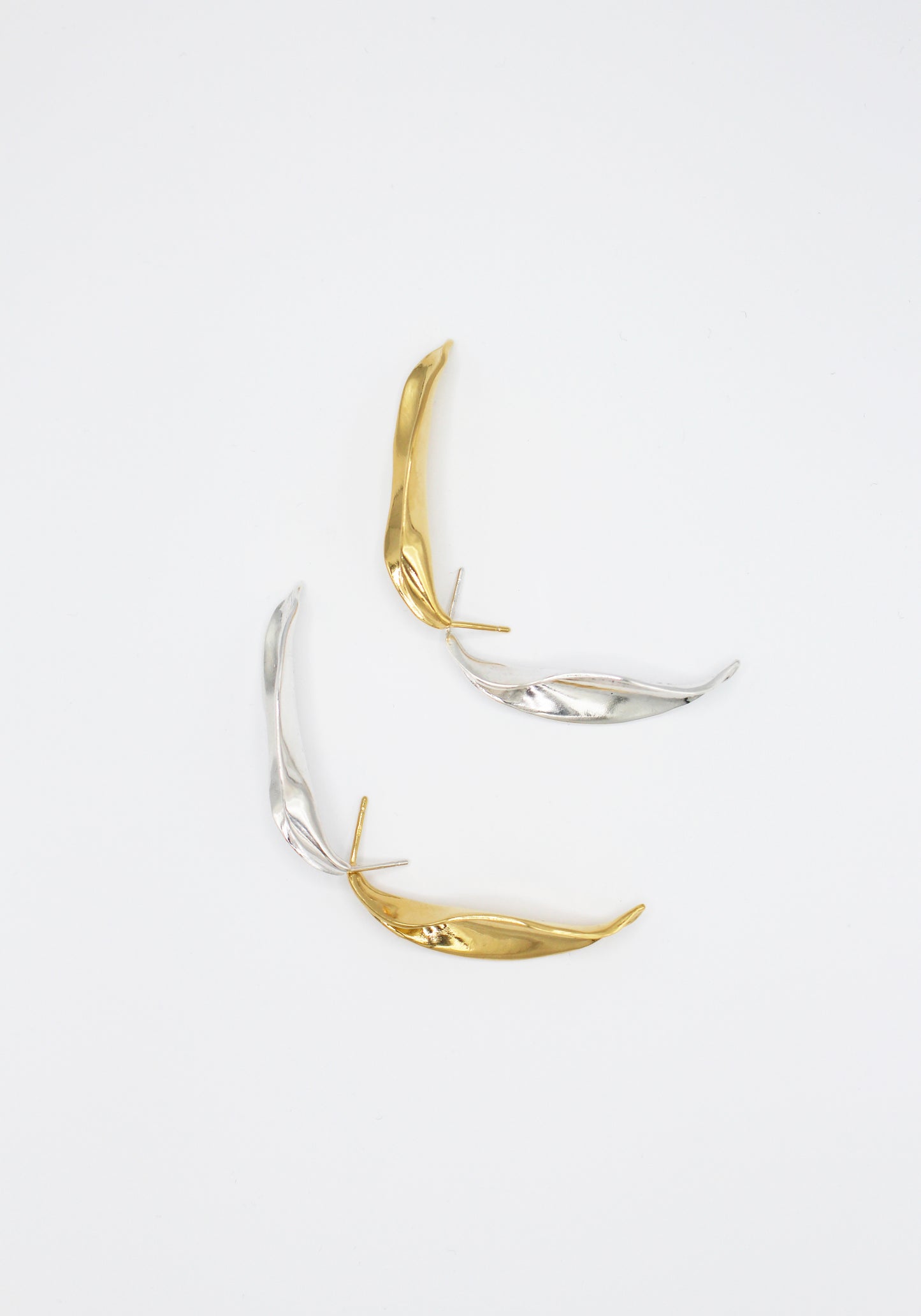 Boucles d'oreilles argent 925 plaqué or - Douce