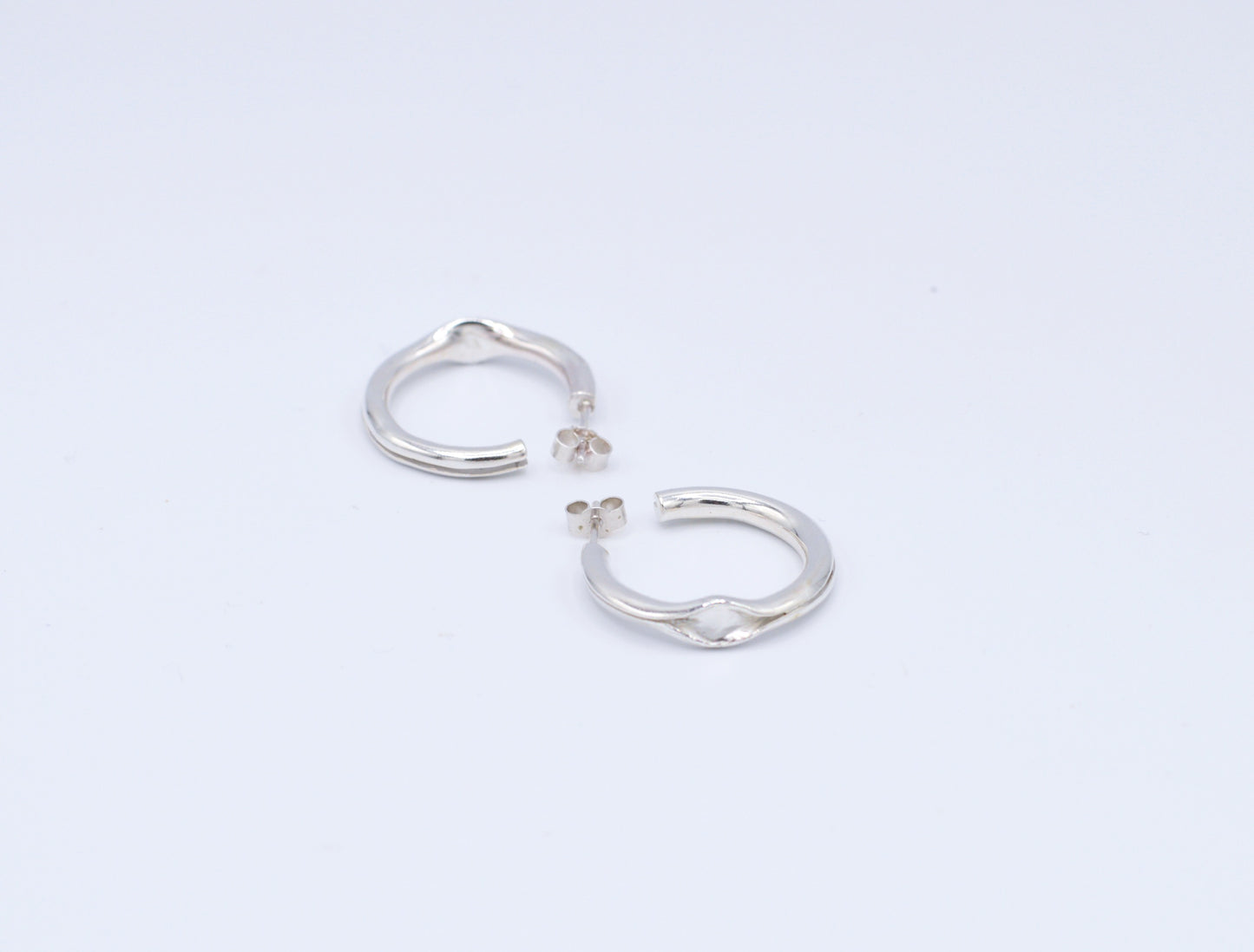 Boucles d'oreilles créoles argent 925 - Émoi