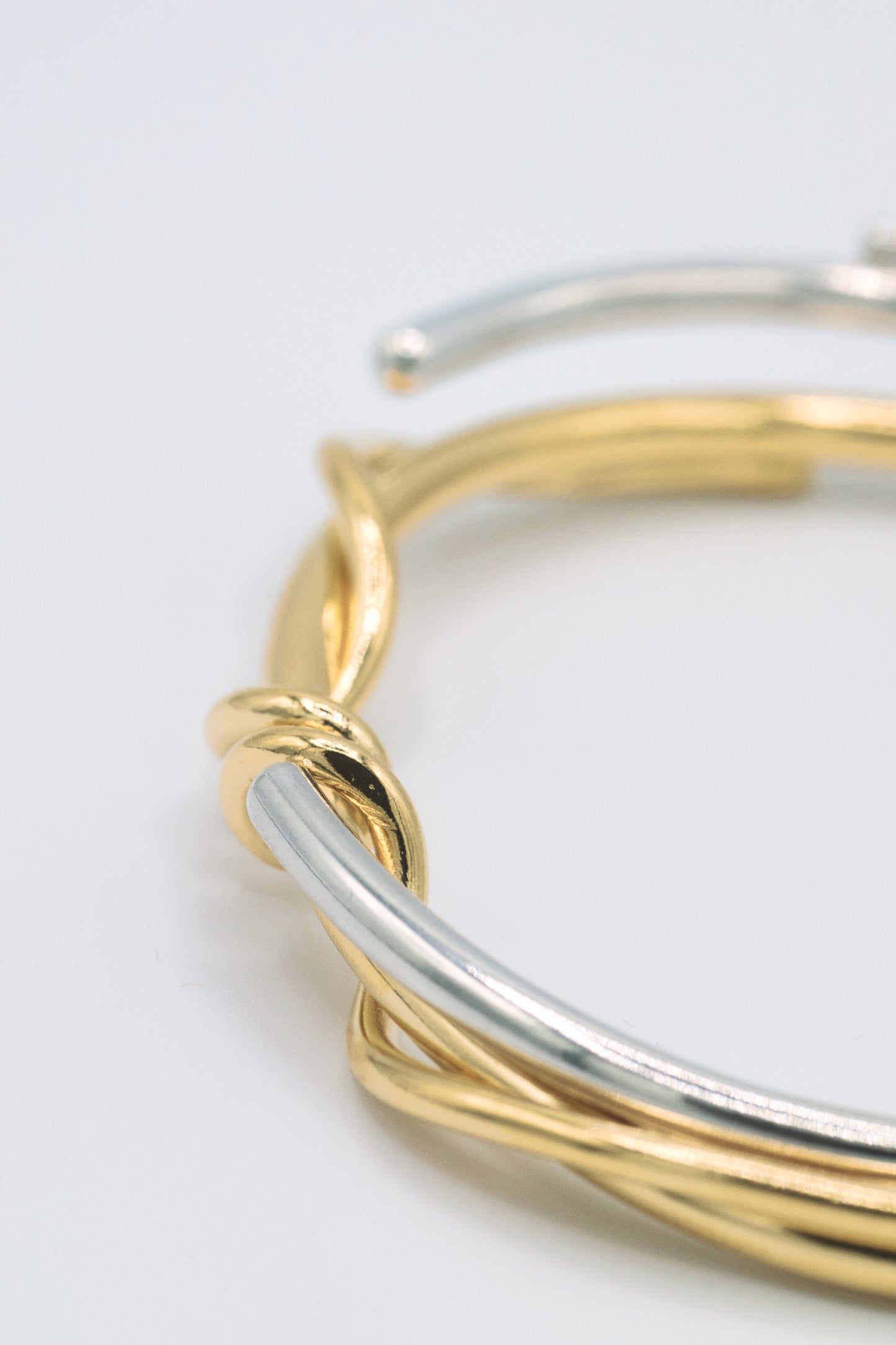 Bracelet jonc vermeil - Fauve
