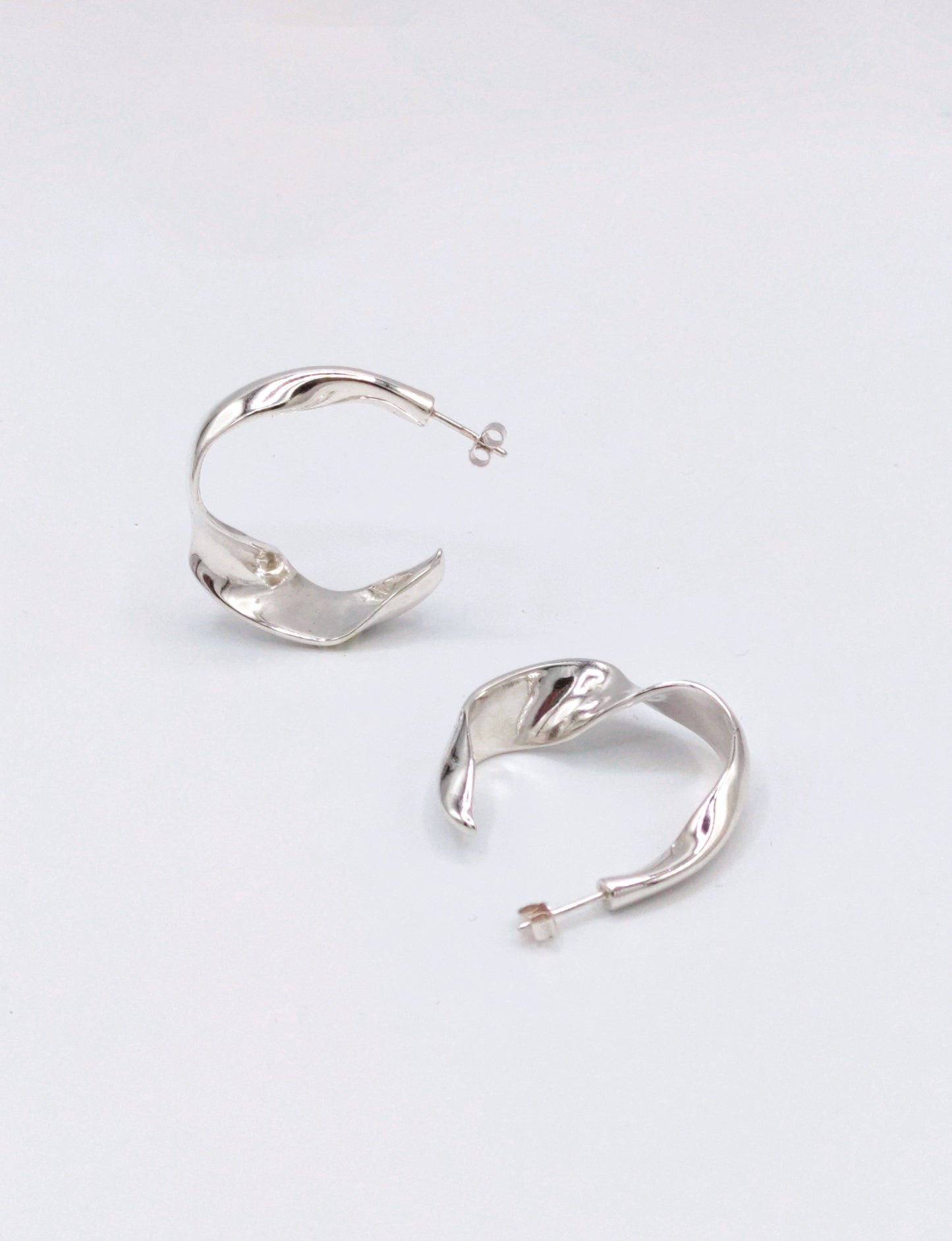Boucle d'oreilles créoles argent 925 - Flâneuse