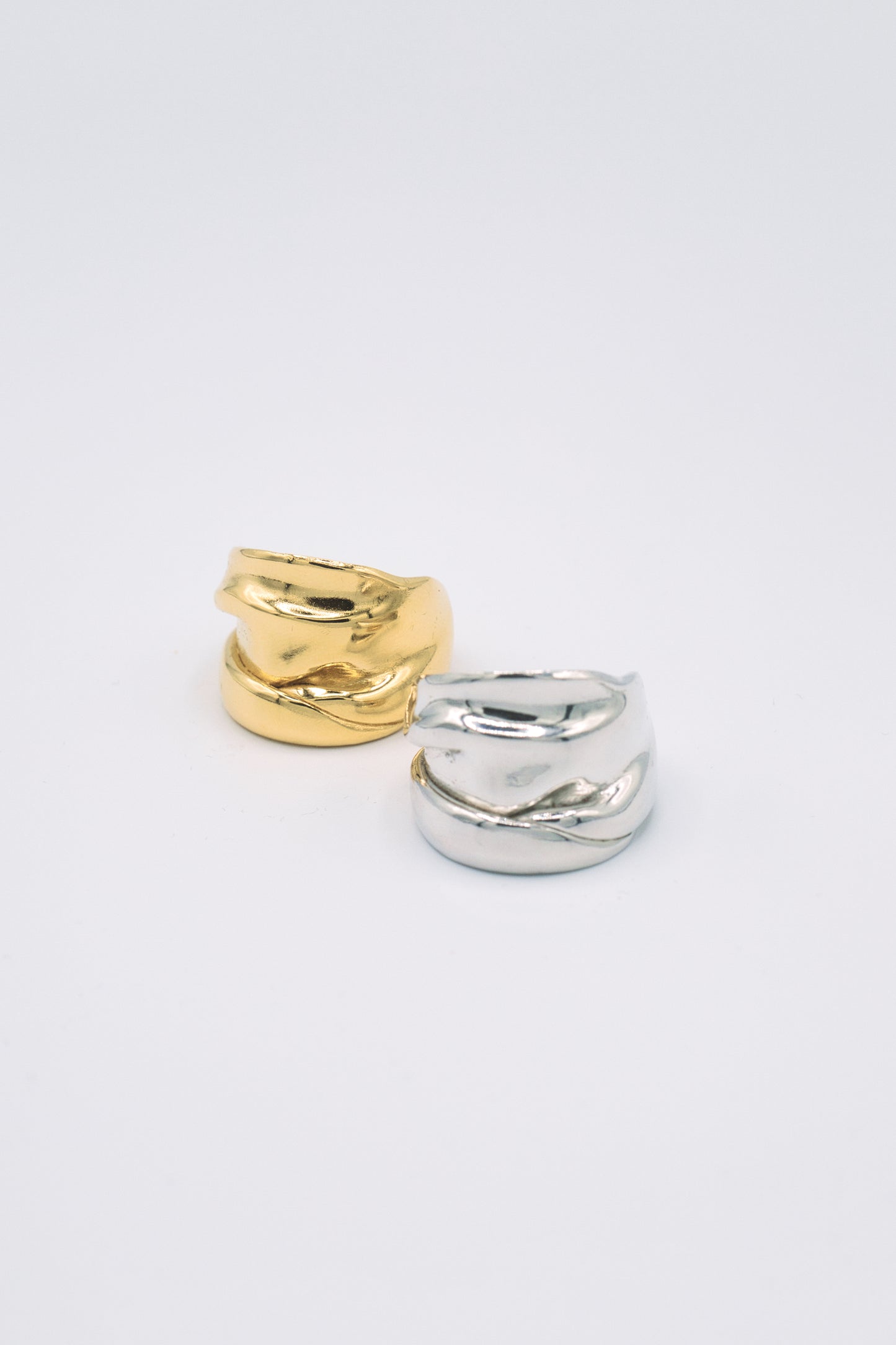 Bague large argent 925 - Mutine