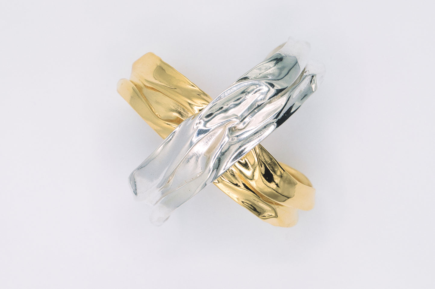 Bracelet jonc vermeil - Mutine