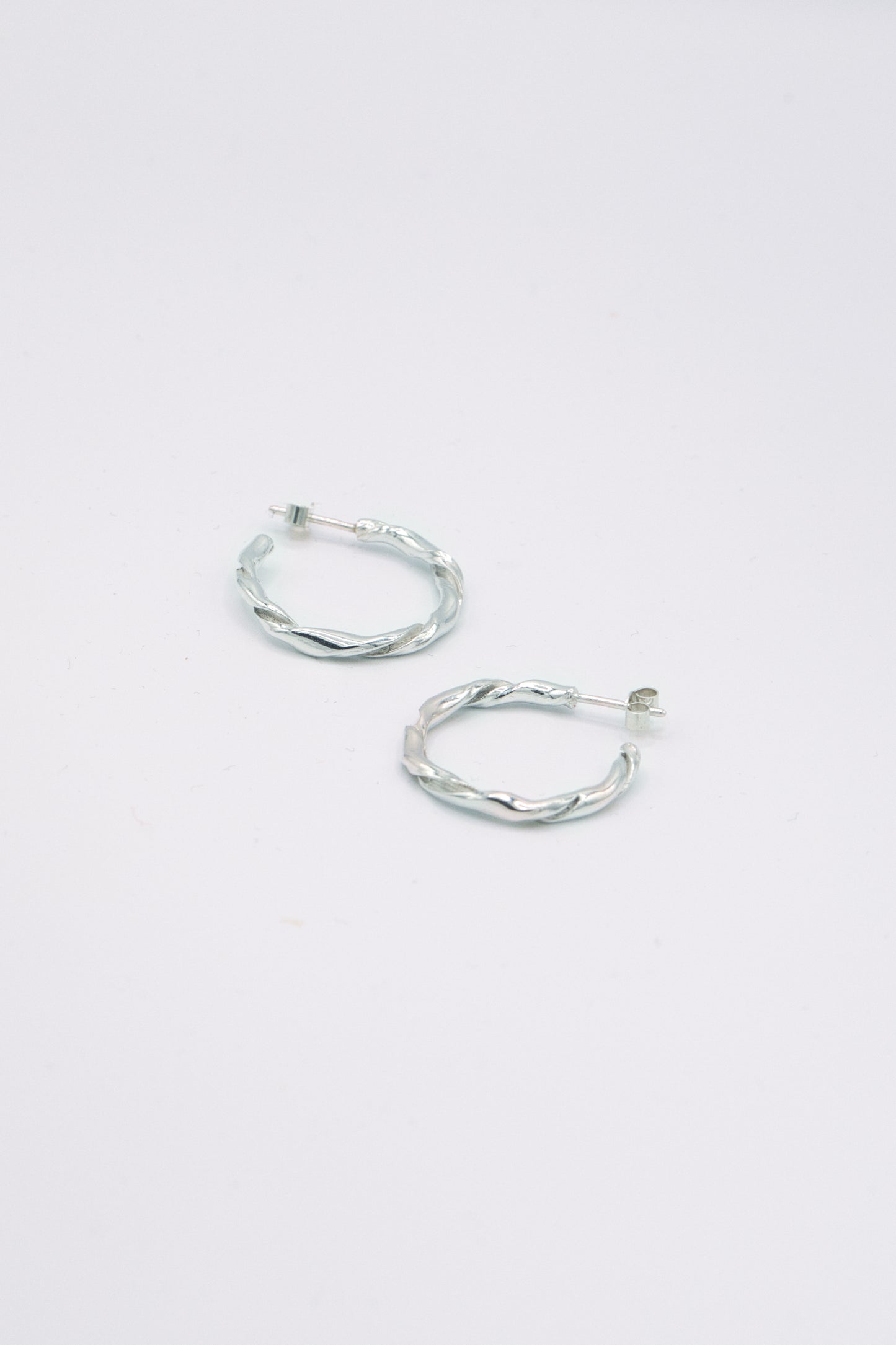 Boucle d'oreilles créoles argent 925 - Pavane