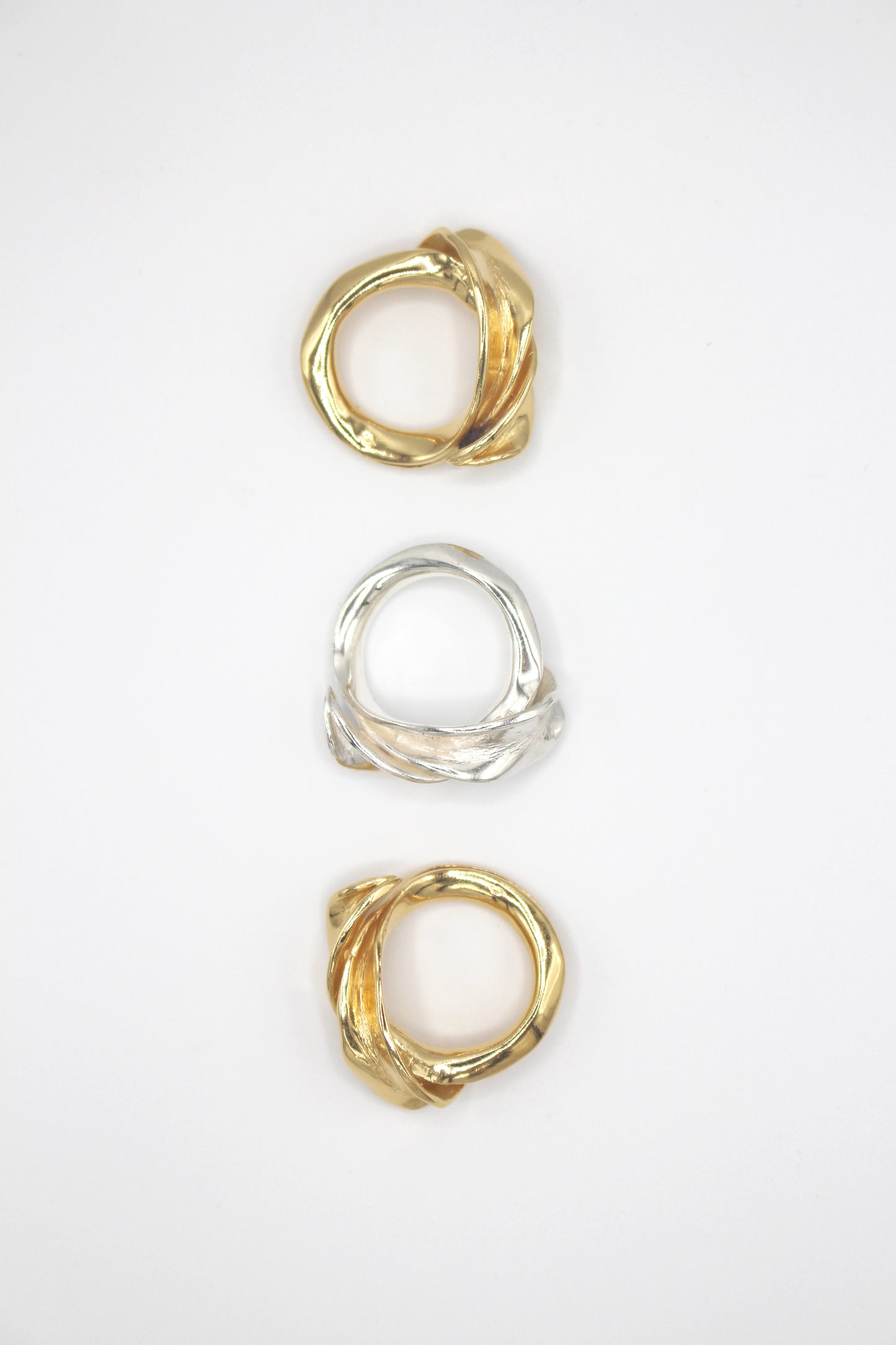Bague argent 925 plaqué or - Spleen