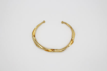 Bracelet jonc plaqué or - Bagatelle