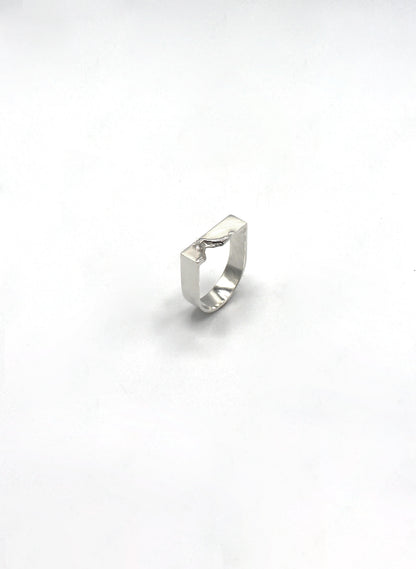 Bague chevalière argent 925 - Balafre