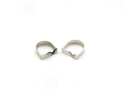 Bague chevalière argent 925 patiné - Balafre