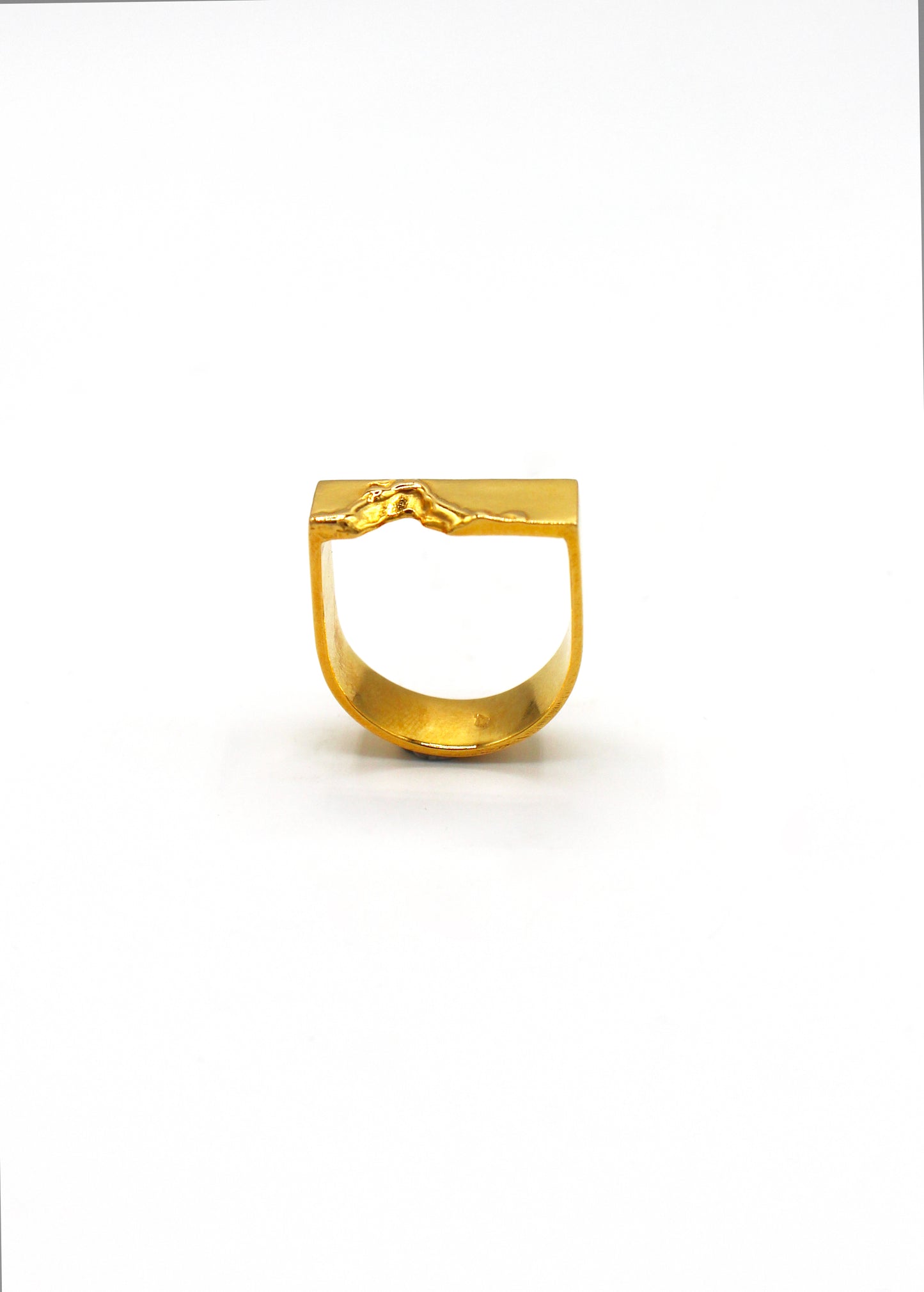 Bague chevalière vermeil - Balafre
