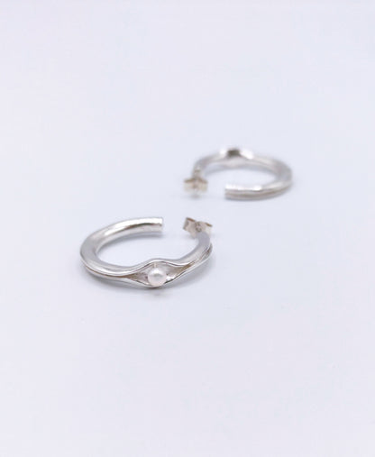 Boucles d'oreilles créoles argent 925 - Caprice