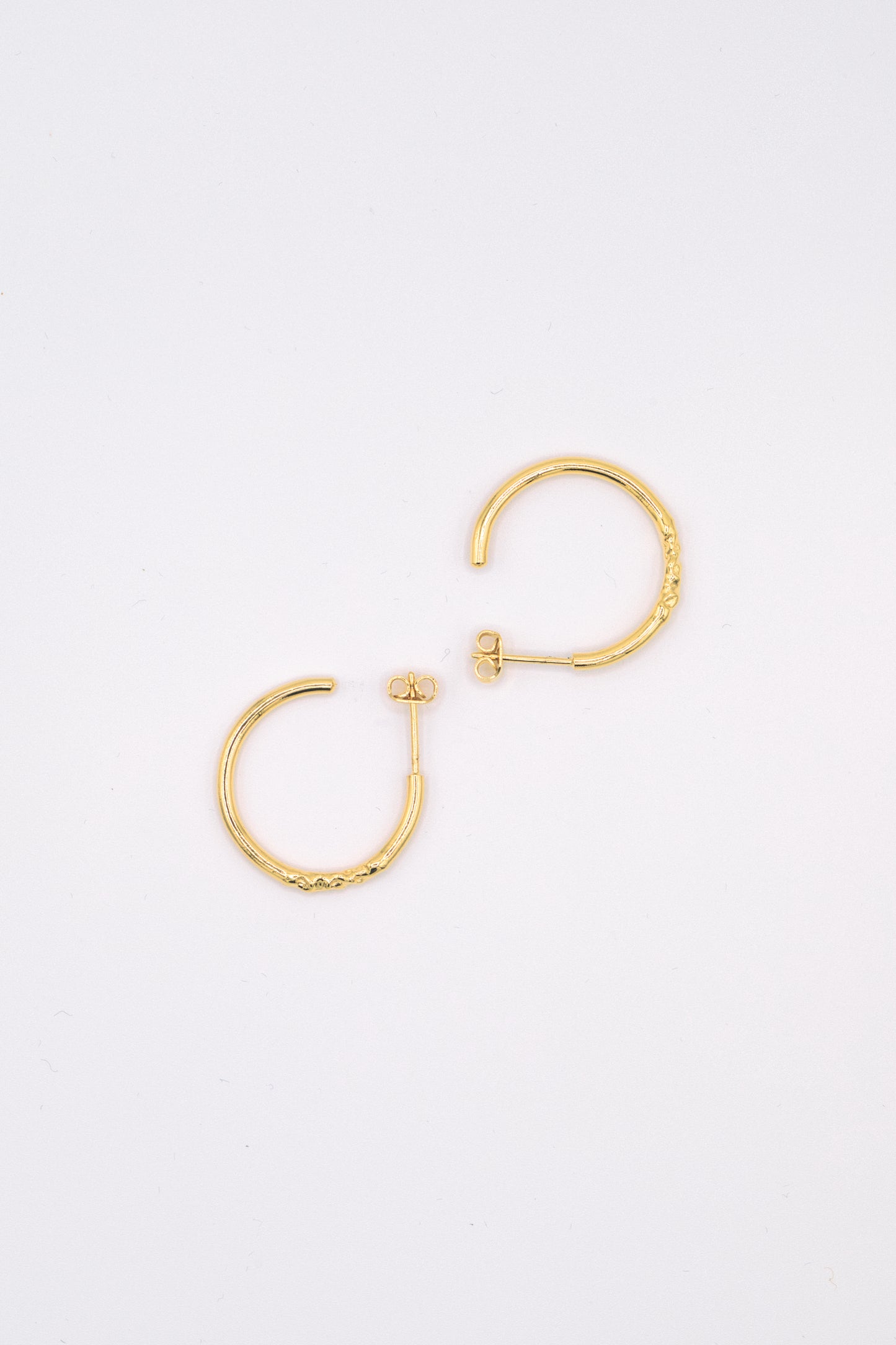 Boucles d'oreilles créoles vermeil - Chamade 1.0