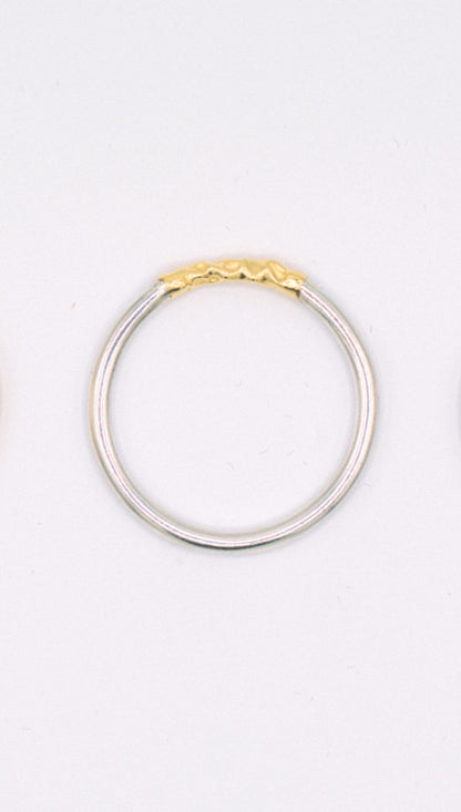 Bague or 18 carats & argent - Chamade