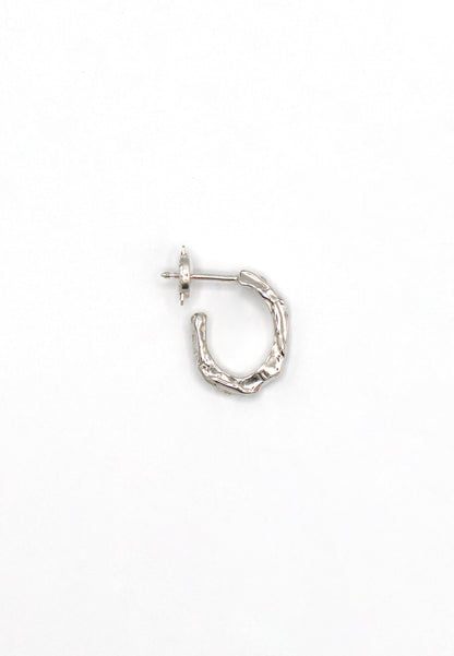 Boucle d'oreilles argent 925 monoboucle - Flow