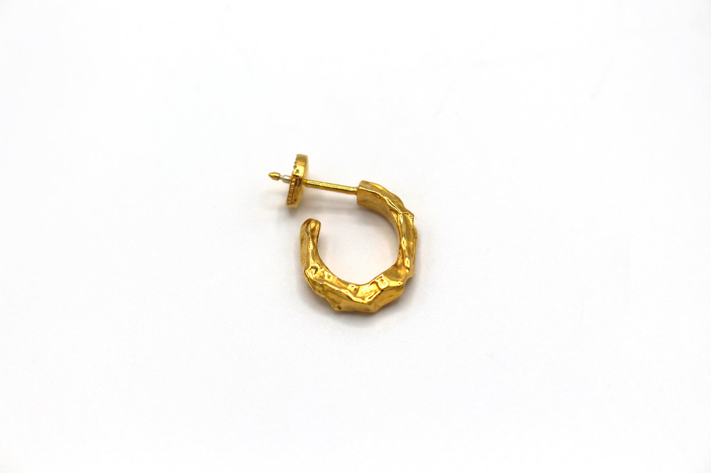 Boucle d'oreilles vermeil monoboucle - Flow