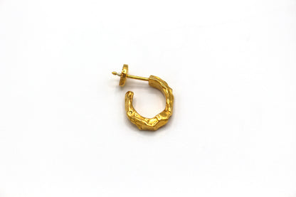Boucle d'oreilles vermeil monoboucle - Flow
