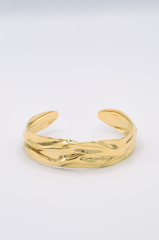 Bracelet jonc vermeil - Mutine