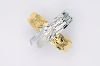 Bracelet jonc vermeil - Mutine