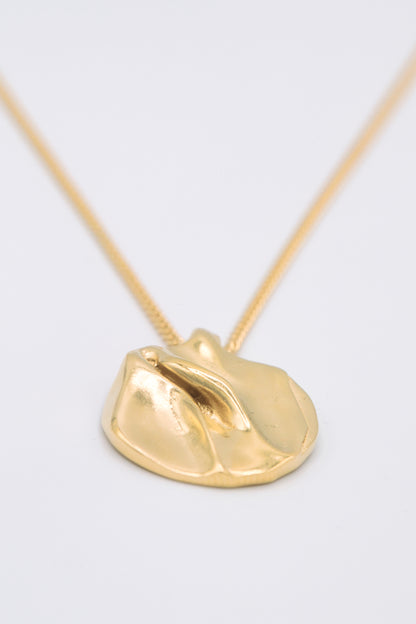 Collier médaille vermeil - Mutine